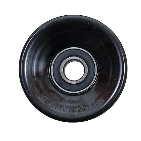 O.E Quality Idler/Tensioner Pulley: Direct Fit, Steel, 90 mm Diameter