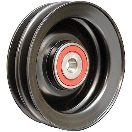 Double v shop belt idler pulley