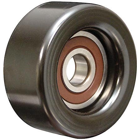 Serpentine Idler/Tensioner Pulley; Steel, 76mm Dia., 28mm Width, Smooth