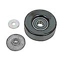 Idler Pulley: Direct Fit, Steel, 90mm Diameter, w/ Hardware