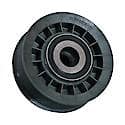 Idler Pulley: Direct Fit, Thermoplastic, 63.5mm Diameter