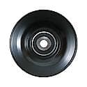 Idler Pulley: Direct Fit, Steel, 109mm Diameter