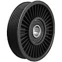 Serpentine Idler/Tensioner Pulley; Polymer, 107mm Dia., 26.2mm Width, 6 Grooves