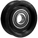 Serpentine Idler/Tensioner Pulley: Steel, 71mm Diameter, 22mm Width, 5 Grooves