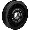 Serpentine Idler/Tensioner Pulley; Polymer, 84mm Dia., 20mm Width, 4 Grooves