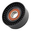 O.E Quality Idler/Tensioner Pulley Direct Fit, Thermoplastic, 70 mm Diameter