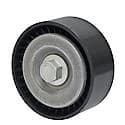 Serpentine Idler/Tensioner Pulley; Polymer, 65.3mm Dia., 27.3mm Width, Smooth