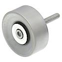 Idler Pulley: Direct Fit, Steel, 80mm Diameter, w/ Hardware