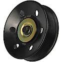 Idler/Tensioner Pulley: Specific Fit, Steel, 125.5 mm Diameter