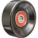 Serpentine Idler/Tensioner Pulley; Steel, 90mm Dia., 30mm Width, Smooth