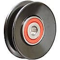 V-Belt Idler/Tensioner Pulley; Steel, 81mm Dia., 16.4mm Width, Grooves