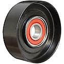 Serpentine Idler/Tensioner Pulley; Steel, 82mm Dia., 27mm Width, Smooth