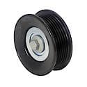 Idler Pulley: Direct Fit, Steel, 74.1mm Diameter, w/ Hardware