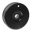 Serpentine Idler/Tensioner Pulley: Direct Fit, Steel, 110 mm Diameter