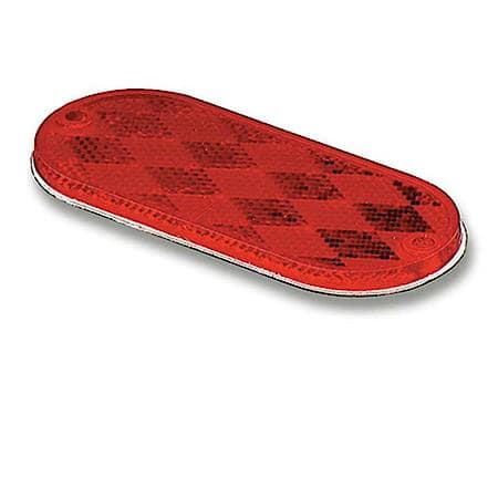 Oval Reflector, Red