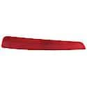 New CAPA Certified Standard Replacement Passenger Side Rear Bumper Mounted Reflector