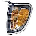 New CAPA Certified Premium Replacement Driver Side Parking Light Assembly, Chrome Bezel