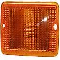 Amber Lens, Without Bulb/ Socket, Single