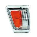 New Economy Replacement Passenger Side Parking Light Assembly, Chrome Trim, 4Wd, Corner Of Fender