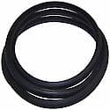 Direct-Fit, Black Rubber, Glass Strip