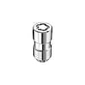 Chrome Cone Seat Wheel Locks (M14 x 2.0 Thread Size) - Set of 4 Locks and 1 Key