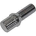 Wheel Bolt: M14-1.50 Thread Size, Conical - 60 deg Seat Style, Spline Drive Hex Size, Chrome, 1 Pack