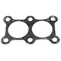 6 Bolt Exhaust Pipe Flange Gasket: Metal with Fiber, Heat Resistant, Premium Materials