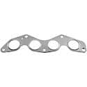 5 Bolt Exhaust Pipe Flange Gasket: Metal with Fiber, Heat Resistant, Premium Materials