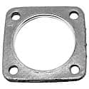 4 Bolt Exhaust Pipe Flange Gasket: Metal with Fiber, Heat Resistant, Premium Materials