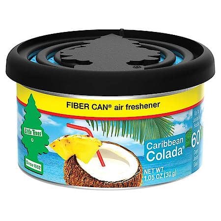 Fiber Can Under Seat Air Freshener: Caribbean Colada Scent, 1.5 oz