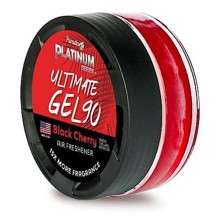 Platinum Series Ultimate Gel 90 Glass Jar Air Freshener: Cherry Scent, 1 Oz