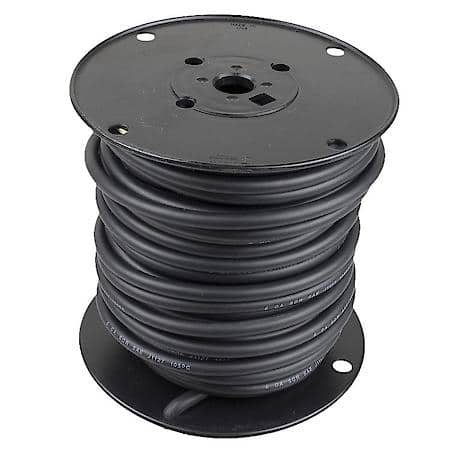 100' 6ga Black Wire (sold by each)