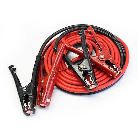 Medium Service Jumper / Booster Cables: 12 Feet, 8 Gauge, Ideal for Compact Vehicles