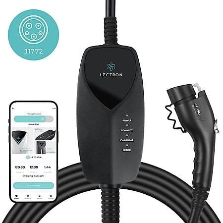 Lectron Portable Level 1 J1772 EV Charger (WiFi) with App Control