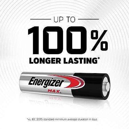 Energizer MAX AAA Batteries (16 Pack), Triple A Alkaline Batteries
