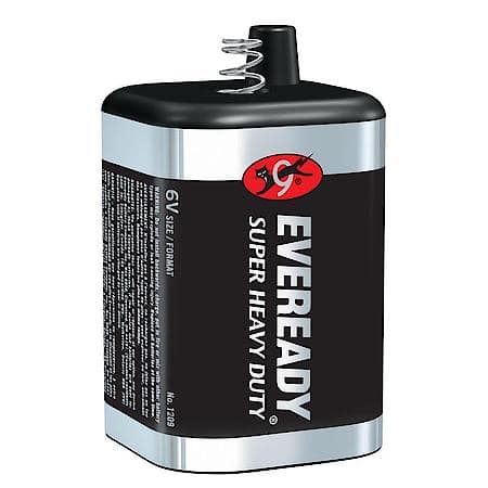 Super Heavy Duty 1209 6 Volt Spring Lantern Battery