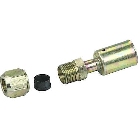 A/C Straight Compression Fitting