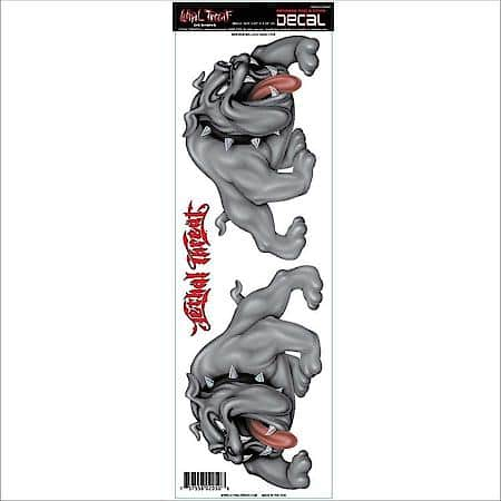 Side View Left and Right Bulldog Decal Set