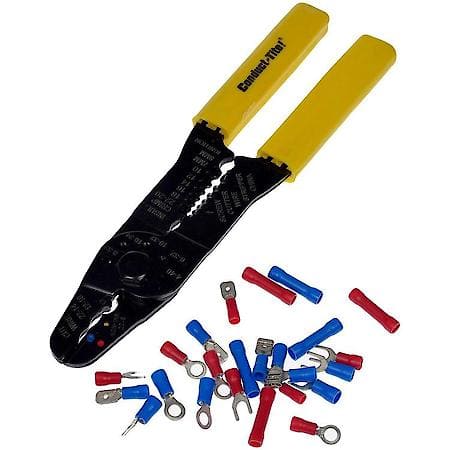 25 PC Heavy Duty Crimper/Terminal Kit