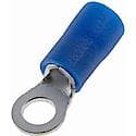 16-14 Gauge Ring Terminal, No. 6, Blue