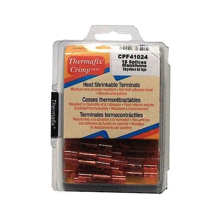 Heat Shrinkable Splices - 18-22 Gauge, Red - Material Nylon