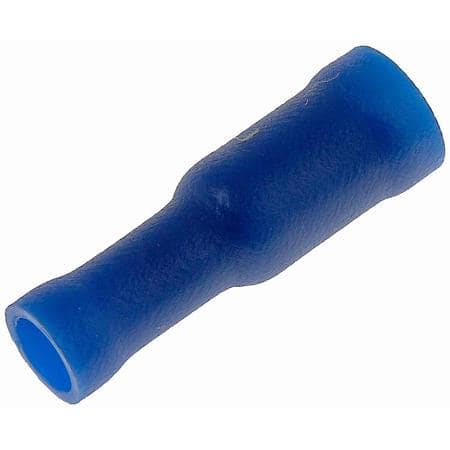 16-14 Gauge Female Bullet Connector, .157 In., Blue