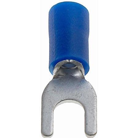 16-14 Gauge Spade Terminal, No. 8, Blue