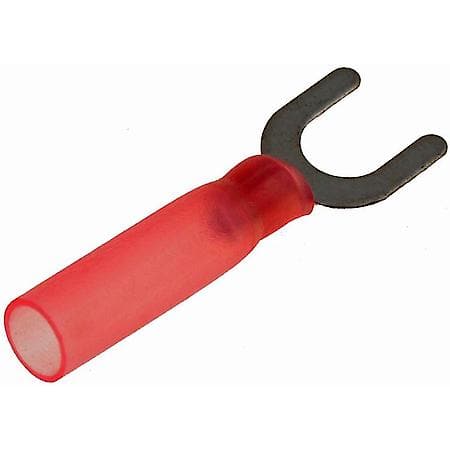 22-18 Gauge Spade Waterproof Terminal, No. 10, Red