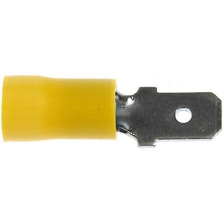 12-10 Gauge Male Quick Disconnect, .250 In., Yellow