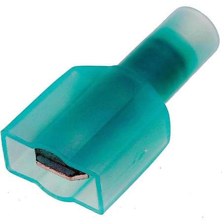 16-14 Gauge Male Slide Disconnect Terminal, .250 In., Blue