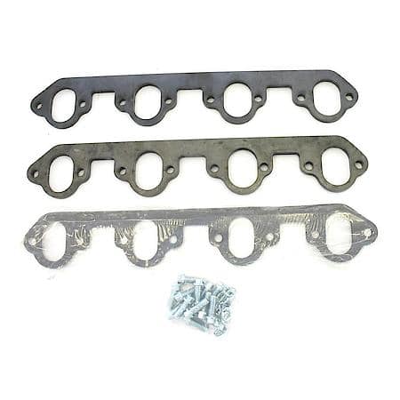 H7849 Header Flange Pair Ford 429-460 Tube Diameter 1 3/4" Oval Port