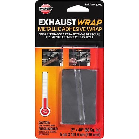 High-Temp Aluminum Exhaust Wrap with Adhesive