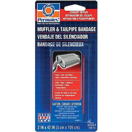 Exhaust System Repair Bandage: Fixes Holes & Leaks, 800øF Heat Resistant