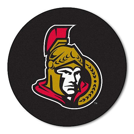 Puck Mat - Ottawa Senators, 27" Diameter